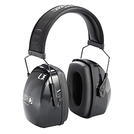 Howard Leight Leightning L3 Noise-Blocking Earmuffs, One Size, Black/Gray