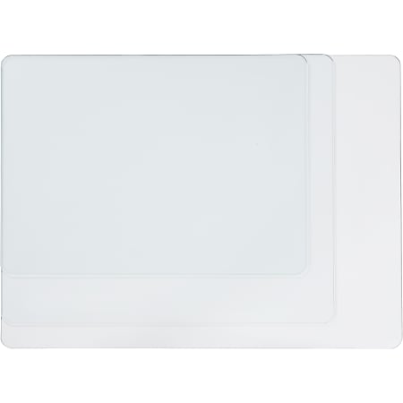 Lorell tempered glass chair mat 60 top
