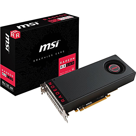 MSI RX 580 8G Radeon RX 580 Graphic Card - 1.34 GHz Core - 8 GB GDDR5