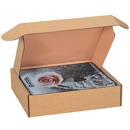 Office Depot® Brand Deluxe Literature Mailers, 12" x 11" x 3", Kraft, Pack Of 50