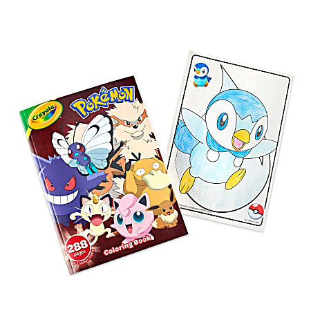 Embark on a Pok&eacute;mon adventure with the Crayola Pok&eacute;mon Coloring Book! 288 pages of fun, 2 sticker sheets, and beloved Pok&eacute;mon characters. Learn more!