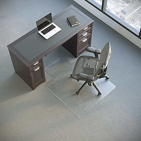 Mind Reader Office Carpet Chair Mat 36 x 48 Clear