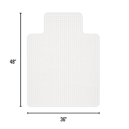 Chair Mats - Carpeted Surfaces - 36 x 48 – with Lip – (Economy)