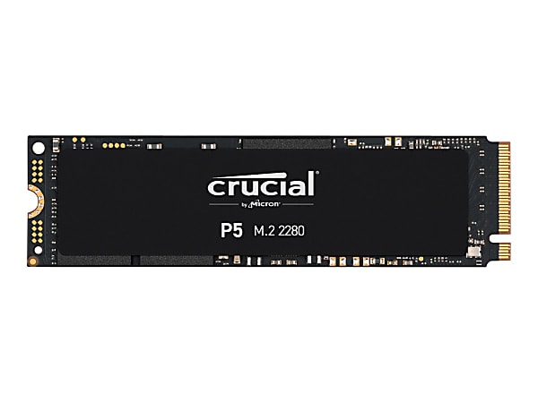 Crucial P5 - SSD - encrypted - 1 TB - internal - M.2 2280 - PCIe 3.0 (NVMe)