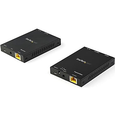 StarTech.com HDMI over CAT6 extender kit - Supports UHD - Resolutions up to 4K 60Hz - Supports HDR and 4:4:4 chroma subsampling - Extended HDMI signal at up to 165ft (50 m)