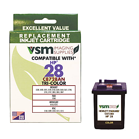 VSM VSMC8728AN (HP 28 / C8728AN) Remanufactured Color Ink Cartridge