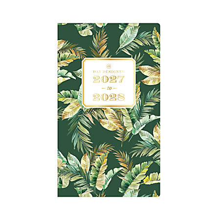 2027 Blue Sky Day Designer St. Bart's Monthly Planning Calendar, 3.625x6.125, 24-Month, Deluxe Edition, Jan 2027-Dec 2028, Qty 1