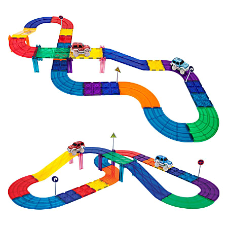 Cleverclixx Race Track Intense - 65 stuks Gratis groene Auto kopen bij