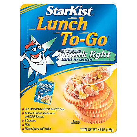 Starkist® Lunch To-Go Tuna Kit, 4.5 Oz, Pack
