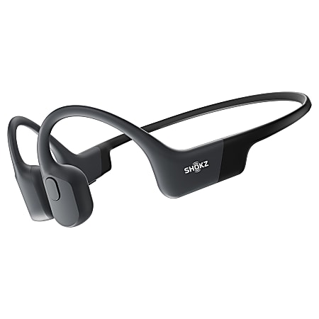 Shokz&reg; OpenRun Bone-Conduction Open-Ear Sport Headphones With Microphones, Black