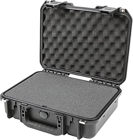 SKB Cases iSeries Protective Case With Foam And Wheels, 15" x 10" x 4", Black