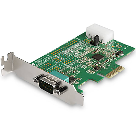 StarTech.com 1 Port RS232 Serial Adapter Card with 16950 UART - PCIe to Serial Adapter