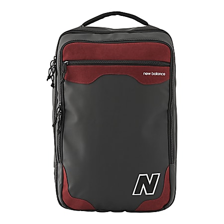 New Balance Legacy Commuter Backpack, Black/Red