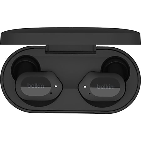 Belkin - Stereo USB Bluetooth Type Depot Office In True Wireless Noise Wireless C Earbuds ear Earbud Play Midnight Binaural SOUNDFORM True Canceling