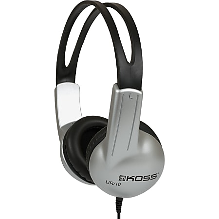 Koss UR10 HB Headphone - Stereo - Mini-phone (3.5mm) - Wired - 32 Ohm - 60 Hz 20 kHz - Over-the-head - Binaural - Circumaural - 4 ft Cable