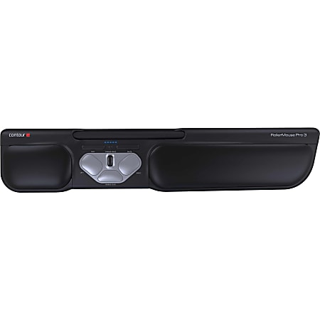 Contour Ergonomic Centred Mouse - Wired - Optical - Cable - Black - USB - 2400 dpi - Scroll Wheel - 7 Button(s) - RMPRO3