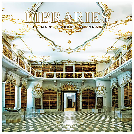 2026 Graphique Special Interests Monthly Wall Calendar, Libraries, 12" x 12", January To December, CY34526