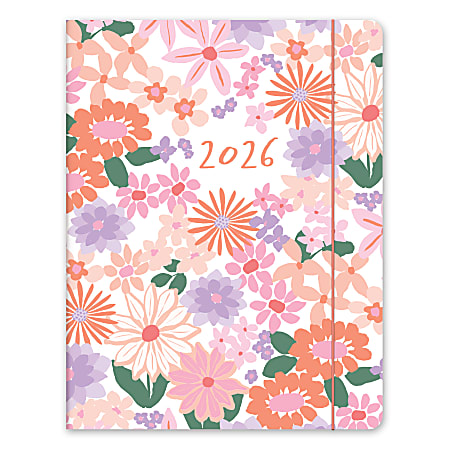 2026 Orange Circle Studio Just Right Monthly Planner, 9-3/4" x 7-1/2", Secret Garden, January To December, 26774
