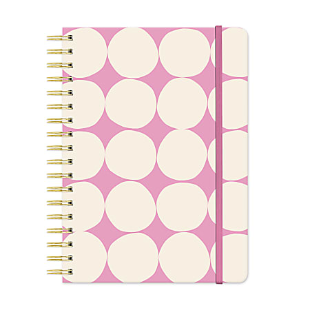 Orange Circle Studio Undated Tri-Tab Planner, 9-11/16" x 7-1/2", Darling Dots, UTP05