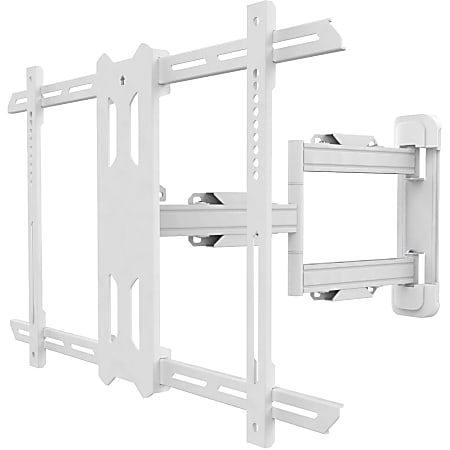 Kanto PS350W Wall Mount for Flat Panel Display - White - 1 Display(s) Supported - 60" Screen Support - 88.18 lb Load Capacity - 200 x 75, 600 x 400 VESA Standard - 1