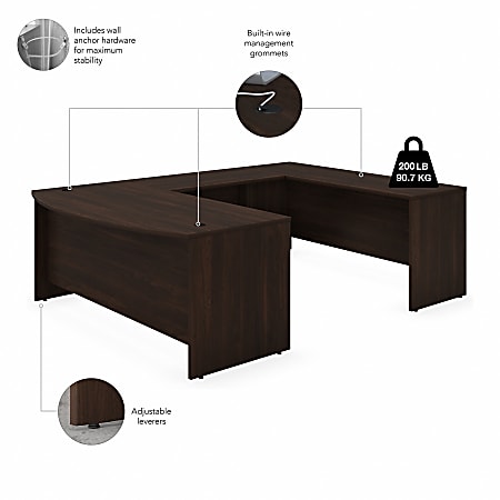 Bush Furniture Studio C U-Shaped Desk - Thumbnail 5