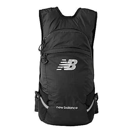 New Balance Running 15L Backpack, 17-1/2”H x 9-1/4”W x 5-1/8”D, Black