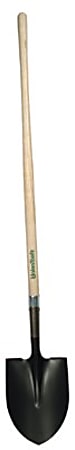 UnionTools Round Point Shovel with Crimp Collar, 8-5/8" Width Blade