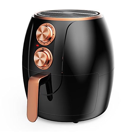 Brentwood 3.2 Qt Electric Air Fryer With Timer And Temp Control BlackBronze ODP Business Solutions