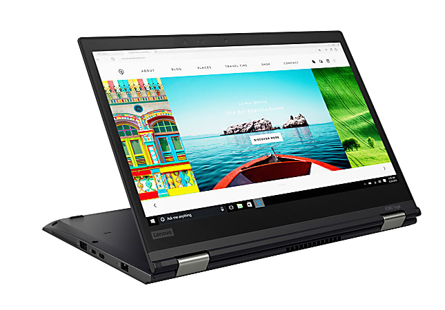 Lenovo ThinkPad X380 Yoga 20LH000YUS 13.3" Touchscreen 2 in 1 Notebook - 1920 x 1080 - Core i5 i5-8350U - 8 GB RAM - 256 GB SSD - Black - Windows 10 Pro 64-bit - Intel UHD Graphics 620