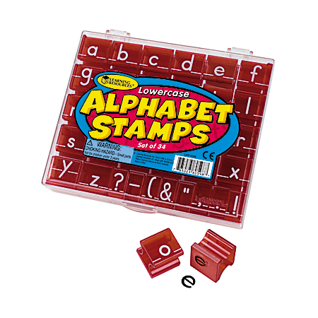 Learning Resources® Lowercase Alphabet And Punctuation Stamps,