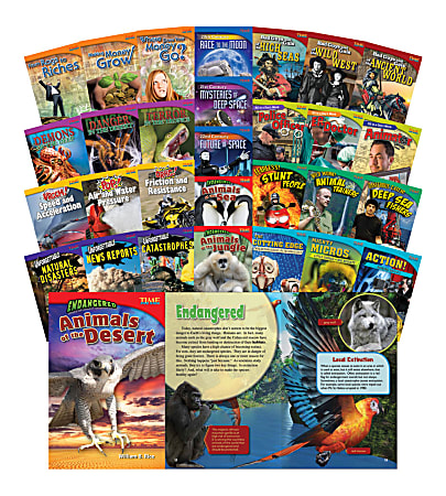 Teacher Created Materials TIME FOR KIDS® Nonfiction Book Set, Set Of 30 Books, Grade 5