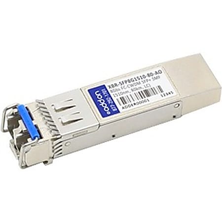 AddOn Brocade Compatible TAA Compliant 8Gbs Fibre Channel CWDM SFP+ Transceiver (SMF, 1510nm, 80km, LC)