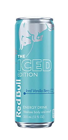 Red Bull Energy Drink, Iced Edition, 12 Oz