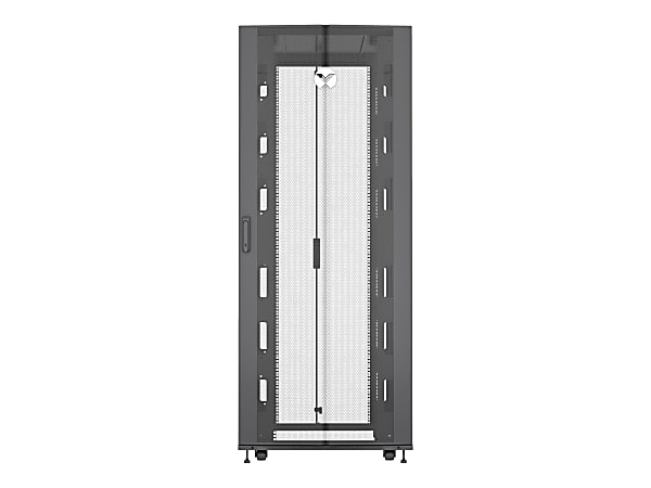 Vertiv VR - Rack cabinet - black, RAL 7021 - 42U - 19"