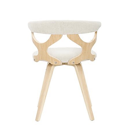 LumiSource Gardenia Chair CreamNatural Office Depot