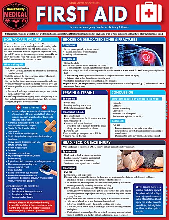 QuickStudy Guide, First Aid