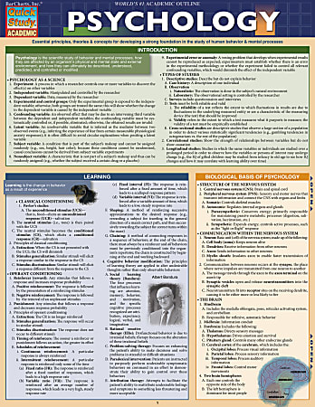QuickStudy Guide, Psychology