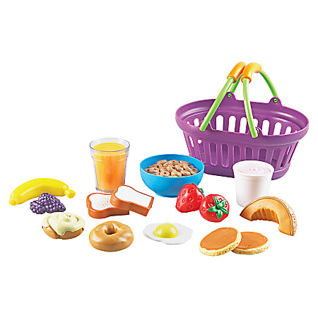 New Sprouts - Play Breakfast Basket - 1 / Set - 2 Year - Multi - Plastic
