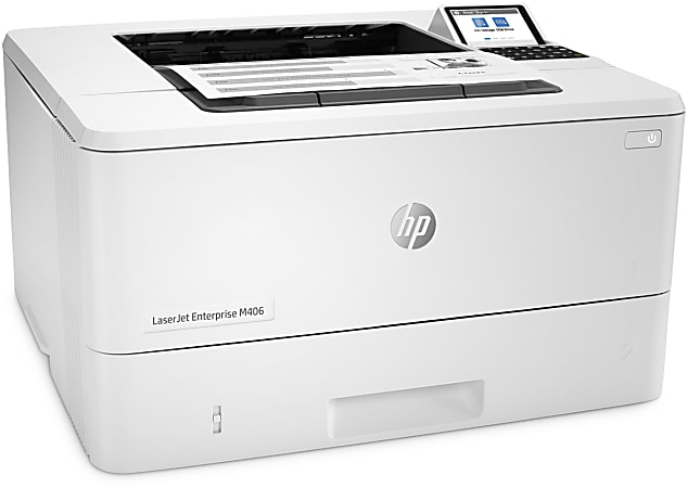 HP LaserJet Enterprise M406dn Laser Monochrome Printer - Office Depot