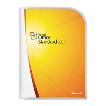 Microsoft® Office Standard 2007, Full Version, Traditional Disc
