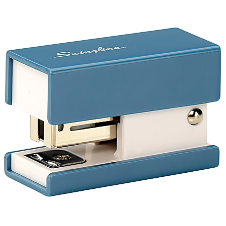 Swingline Mini Stapler Blue Office Depot