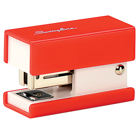 Mini red on sale swingline stapler
