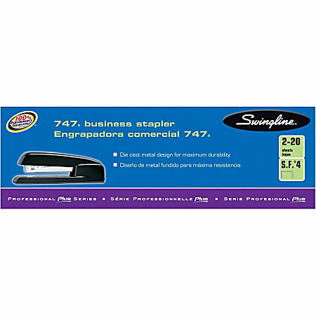 Swingline 747 Business Stapler 25 Sheets Capacity Sky Blue