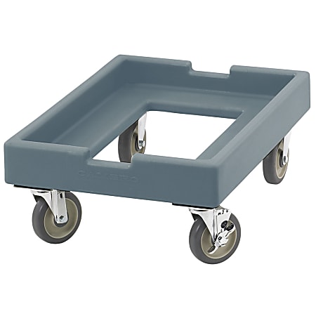 Cambro Camdolly Pizza Dough Box Dolly, 10"H x 20"W x 28"D, Slate Blue