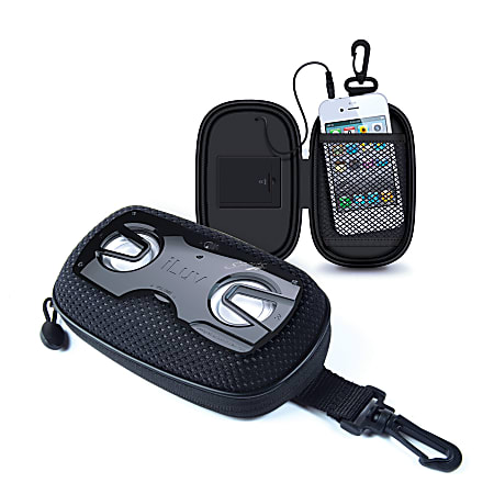 iLuv Sports Street Beat Portable Amplified Stereo Speaker Case, Black