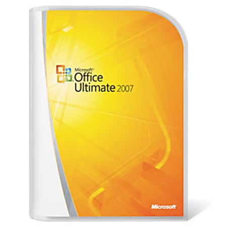 Microsoft® Office Ultimate 2007, Full Version, Traditional Disc