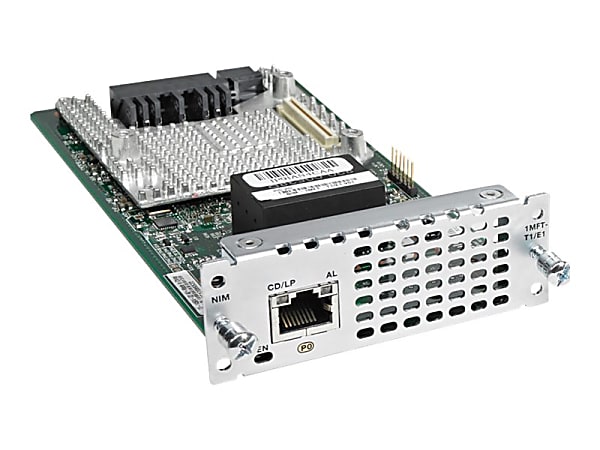 Cisco Fourth-Generation Multi-flex Trunk Voice/Channelized Data T1/E1 Module - Expansion module - T1/E1 x 1 - T-1/E-1 - for Cisco 4451-X