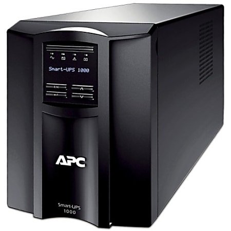 APC by Schneider Electric Smart-UPS 1000VA LCD 100V - Tower - 4 Hour Recharge - 100 V AC Input - 100 V AC Output - SMT1000J