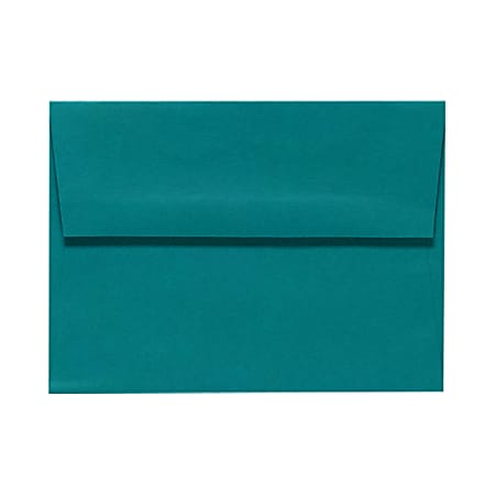 LUX Invitation Envelopes, A9, Peel & Press Closure, Teal, Pack Of 500