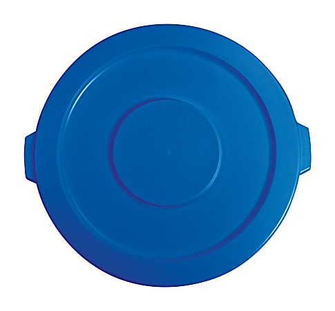 Rubbermaid Brute 2631 - Waste basket lid - round - high-density polyethylene (HDPE) - blue - for P/N: FG263206 BLUE